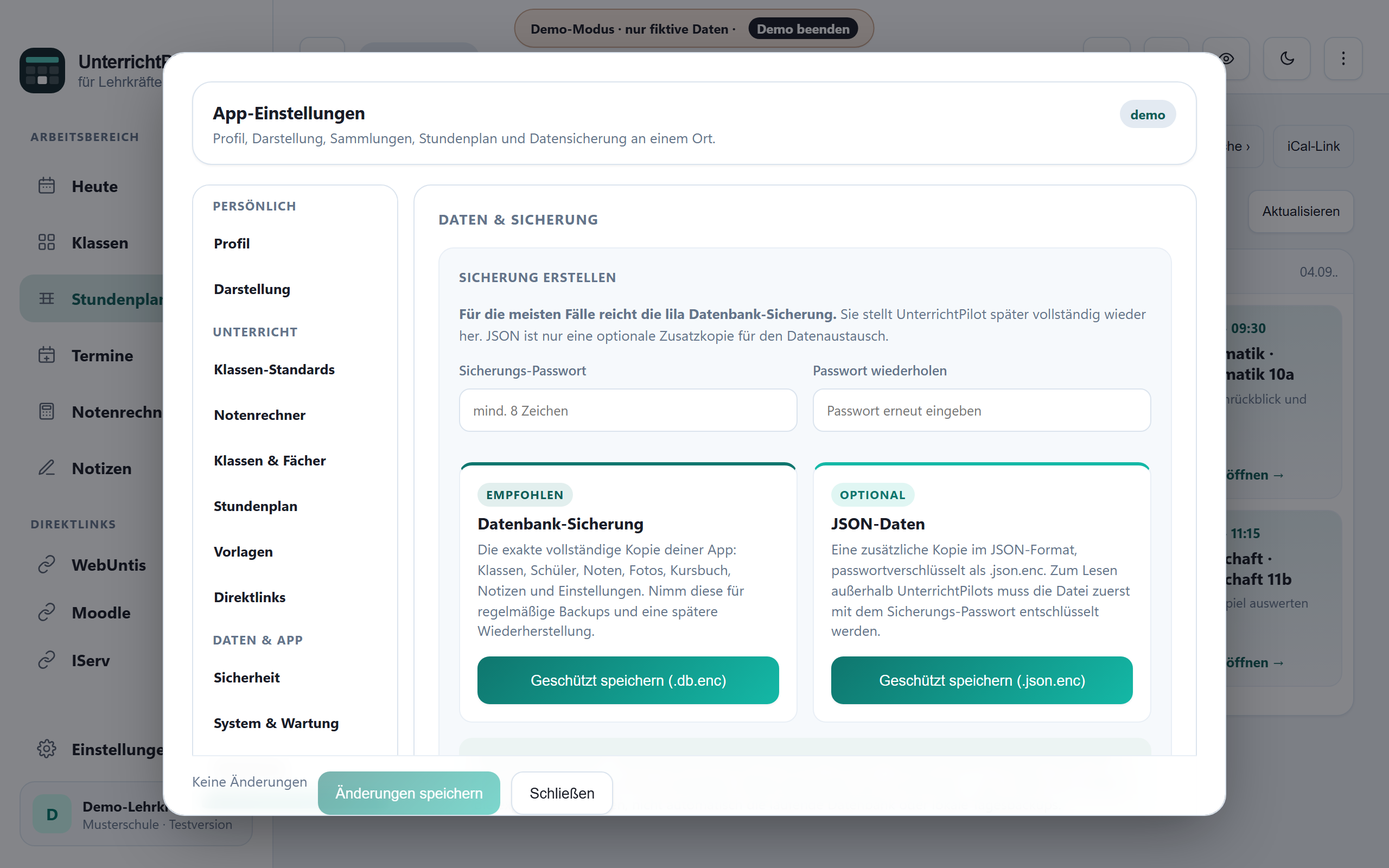 Daten und Backup